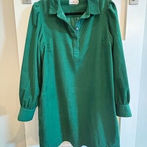 Vineyard Vines Green Corduroy Dress
